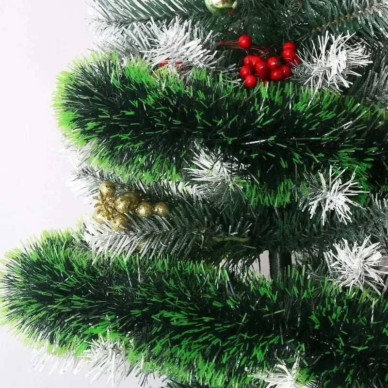 2M Wholesale Christmas Ribbon Garland Green Cane Tinsel Ribbons Xmas Tree Hanging Pendent Wreath Ornaments Home Party Supplies